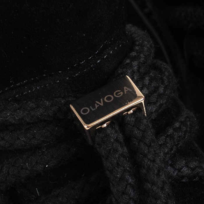 BUTY DAMSKIE ŚNIEGOWCE SKÓRZANE FUTERKO OLAVOGA SHOES GRANDA BLACK