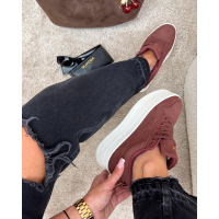 BUTY DAMSKIE SNEAKERSY OLAVOGA SHOES KASATO BURGUND