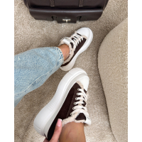 BUTY DAMSKIE SNEAKERSY OLAVOGA SHOES LULL BROWN