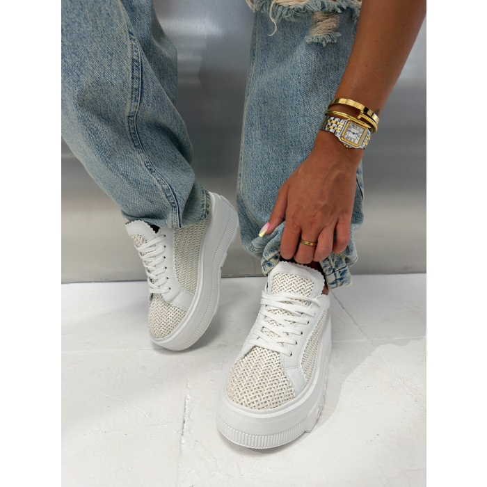 BUTY DAMSKIE SNEAKERSY OLAVOGA SHOES VACANCY ECRU