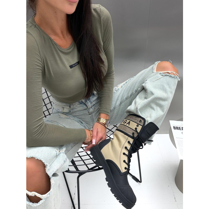 BUTY DAMSKIE WORKERY OLAVOGA SHOES LUNAR BEIGE