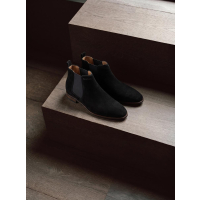BUTY MĘSKIE SKÓRA NATURALNA OLAVOGA MEN SHOES DALLAS BLACK