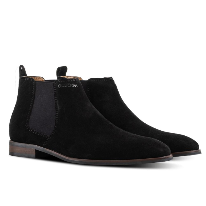 BUTY MĘSKIE SKÓRA NATURALNA OLAVOGA MEN SHOES DALLAS BLACK