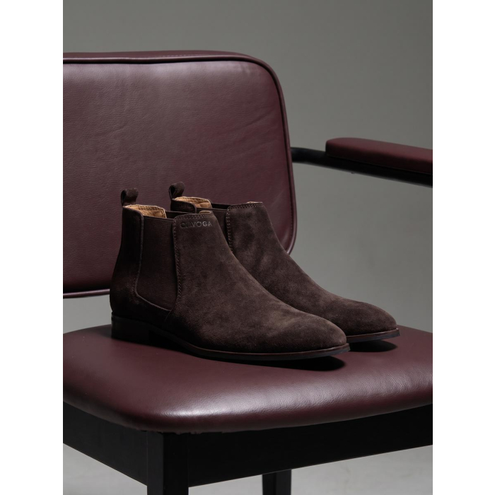 BUTY MĘSKIE SKÓRA NATURALNA OLAVOGA MEN SHOES DALLAS BROWN