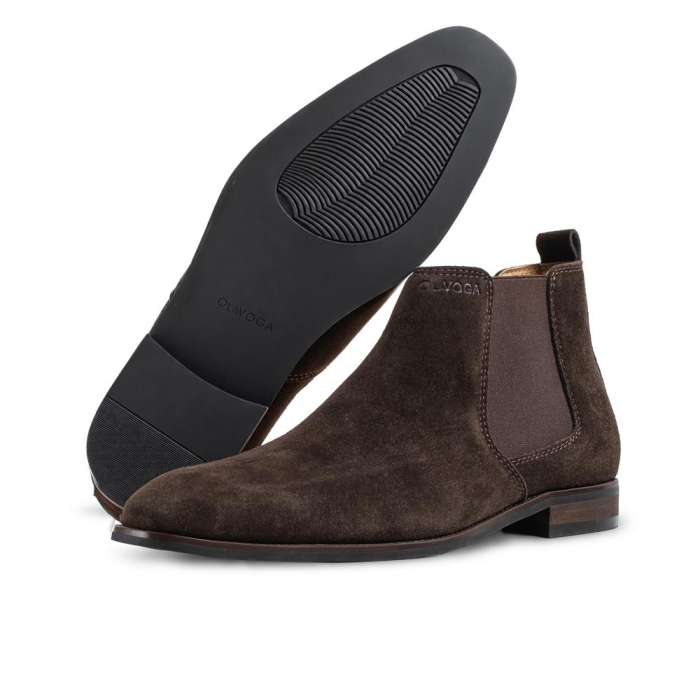 BUTY MĘSKIE SKÓRA NATURALNA OLAVOGA MEN SHOES DALLAS BROWN
