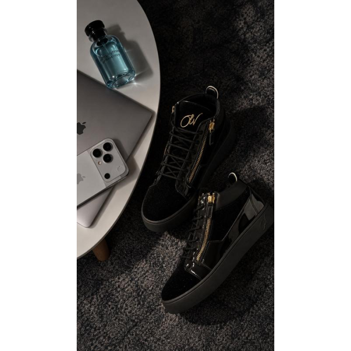 BUTY MĘSKIE SNEAKERSY OLAVOGA MEN SHOES VESPERO BLACK