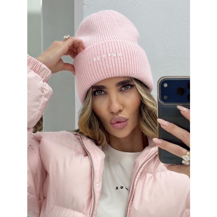CZAPKA ZIMOWA OLAVOGA OLMIO BABY PINK