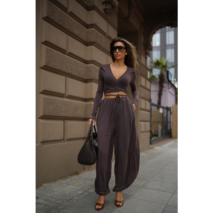 KOMPLET DAMSKI OLAVOGA ELMIRA DARK BROWN