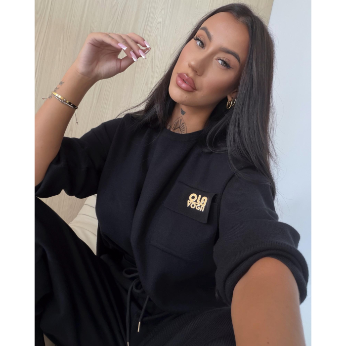 KOMPLET DAMSKI OLAVOGA MILKY BLACK