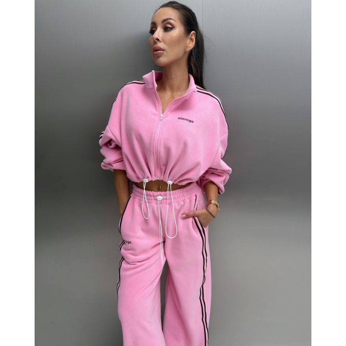 KOMPLET DAMSKI POLAROWY OLAVOGA STREETY PINK