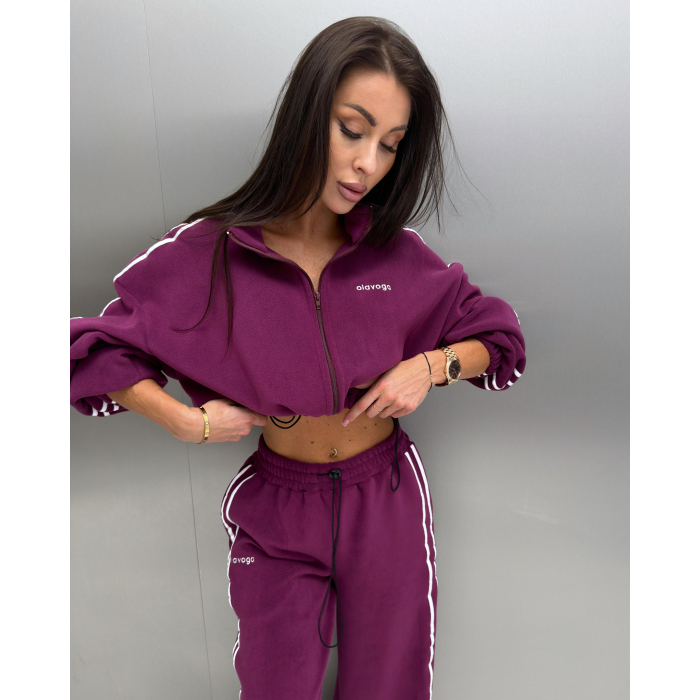 KOMPLET DAMSKI POLAROWY OLAVOGA STREETY PLUM