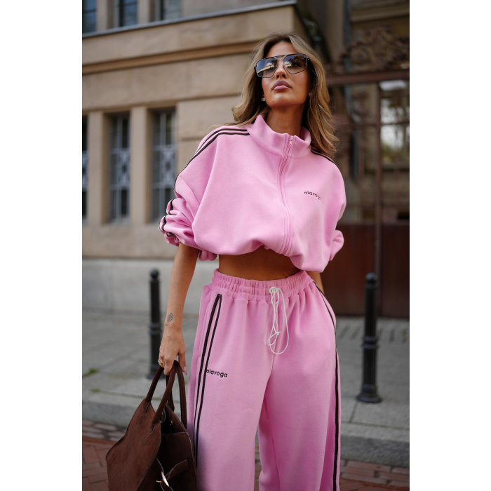 KOMPLET DAMSKI POLAROWY OLAVOGA STREETY PINK