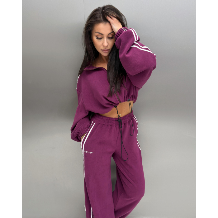 KOMPLET DAMSKI POLAROWY OLAVOGA STREETY PLUM