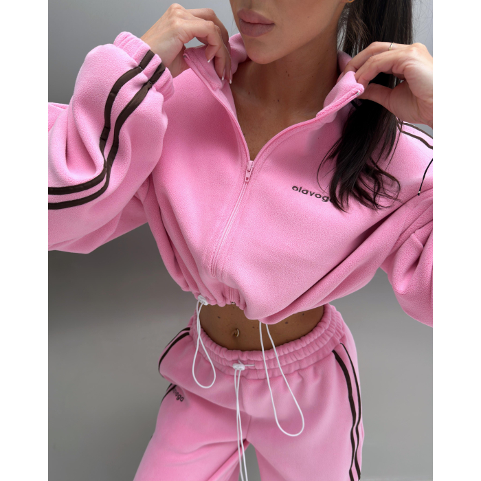 KOMPLET DAMSKI POLAROWY OLAVOGA STREETY PINK