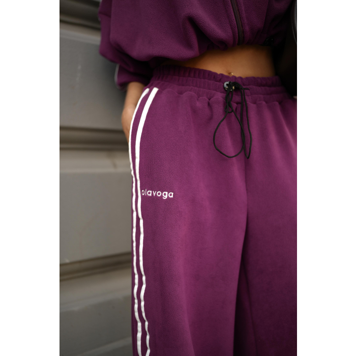 KOMPLET DAMSKI POLAROWY OLAVOGA STREETY PLUM