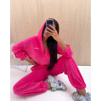 KOMPLET DAMSKI WELUROWY OLAVOGA AMBITION PINK AMARANT