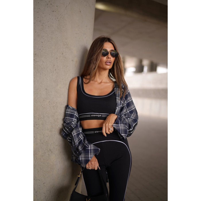 KOSZULA OVERSIZE DAMSKA KRATA OLAVOGA HYPE NAVY BLUE