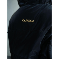 KURTKA BEZRĘKAWNIK KAMIZELKA OVERSIZE OLAVOGA SIERY BLACK