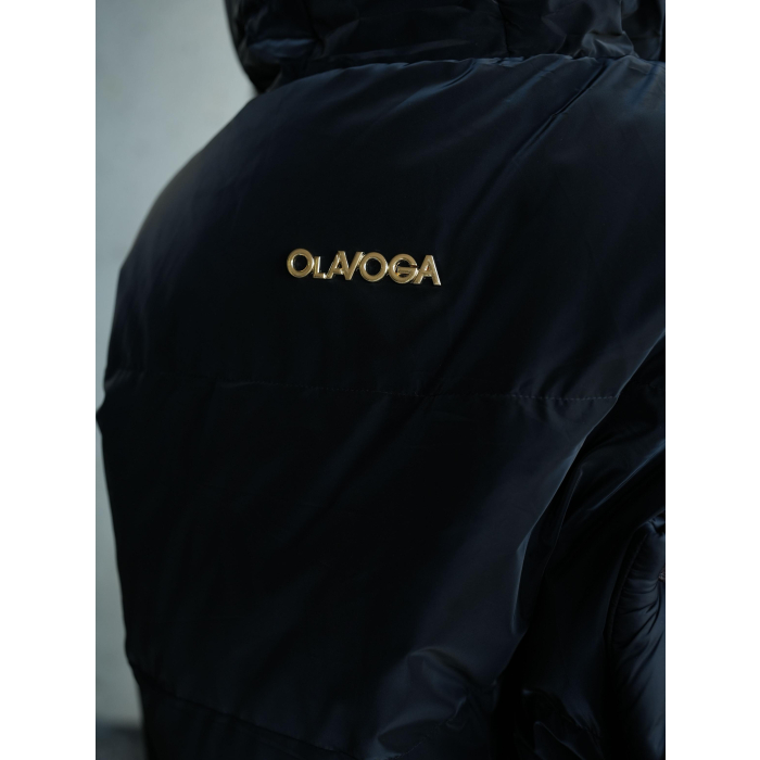 KURTKA BEZRĘKAWNIK KAMIZELKA OVERSIZE OLAVOGA SIERY BLACK