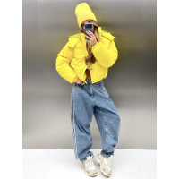 KURTKA DAMSKA BOMBERKA OLAVOGA OROYUAL YELLOW