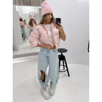 KURTKA DAMSKA BOMBERKA OLAVOGA SPARKY PINK