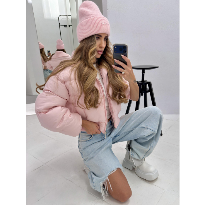 KURTKA DAMSKA BOMBERKA OLAVOGA SPARKY PINK