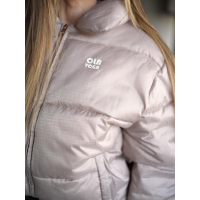 KURTKA DAMSKA BOMBER PIKOWANA OLAVOGA YUE BEIGE