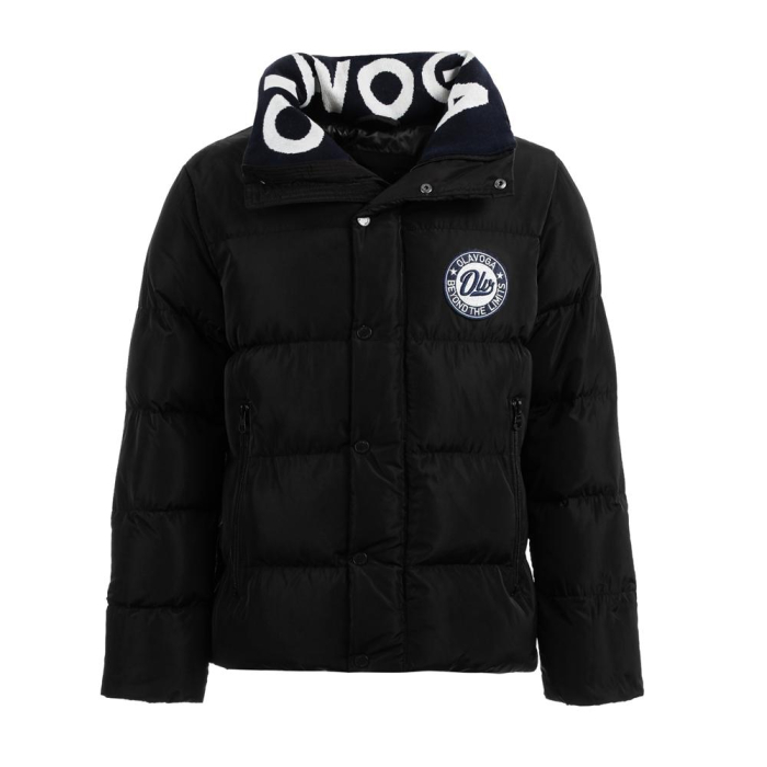 KURTKA MĘSKA PIKOWANA OVERSIZE OLAVOGA MEN EVLILD BLACK