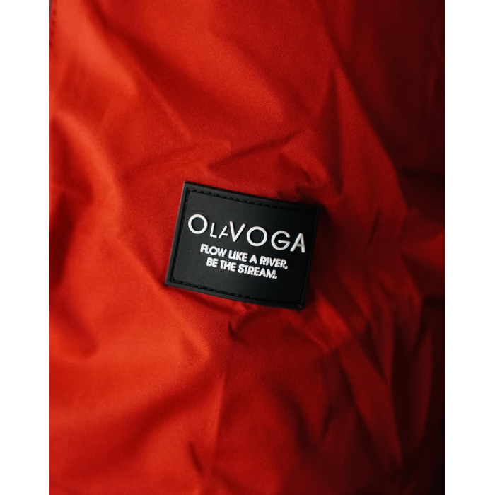 KURTKA MĘSKA PIKOWANA OVERSIZE OLAVOGA MEN OROVIUS RED