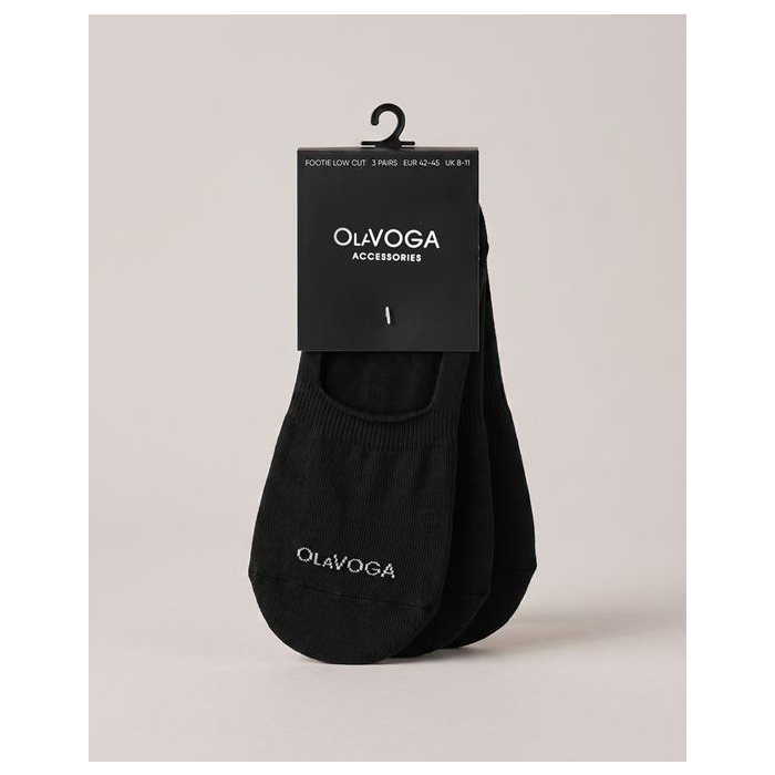 SKARPETKI WOMAN SOCKS STOPKI 3-PAK OLAVOGA VALLORO BLACK