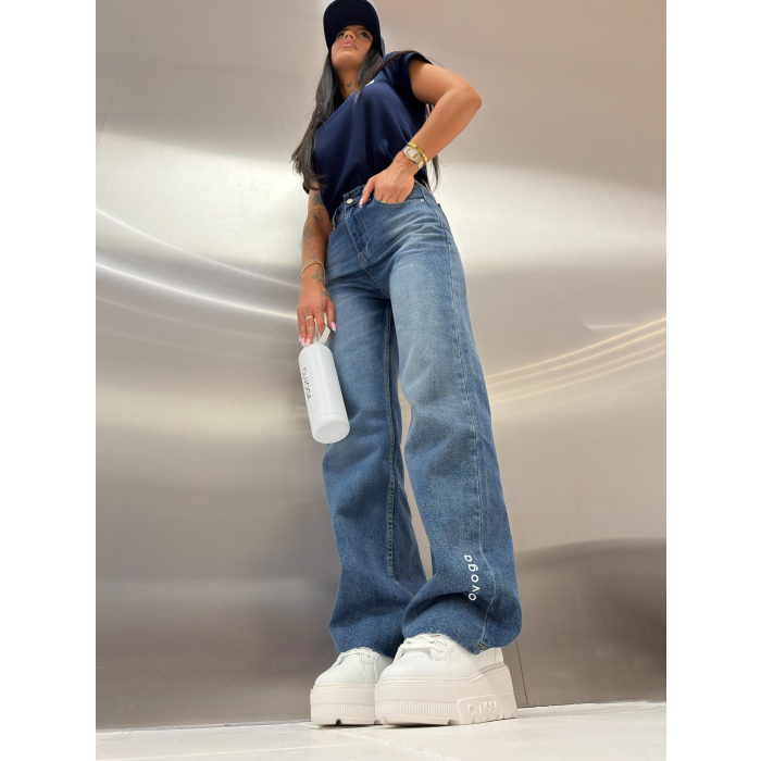 SPODNIE JEANSOWE DENIM OLAVOGA CYNTE DARK JEANS