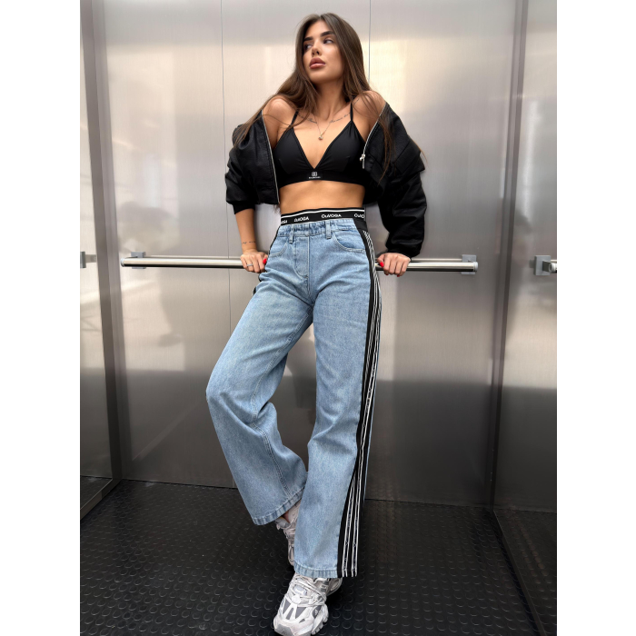 SPODNIE JEANSOWE DENIM OLAVOGA PEARL BLUE
