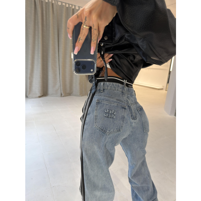 SPODNIE JEANSOWE DENIM OLAVOGA PEARL BLUE