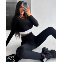 SPODNIE LEGGINSY MODELUJĄCE OLAVOGA NOATI BLACK