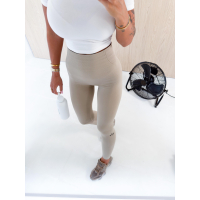 SPODNIE LEGGINSY MODELUJĄCE PUSH UP OLAVOGA DOBI BEIGE