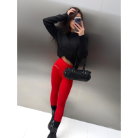 SPODNIE LEGGINSY OLAVOGA LUXORA RED