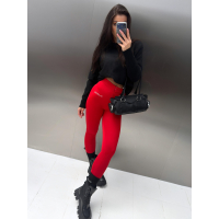 SPODNIE LEGGINSY OLAVOGA LUXORA RED