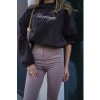 SPODNIE LEGGINSY OLAVOGA LUXORA LATTE