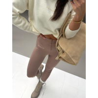 SPODNIE LEGGINSY OLAVOGA LUXORA LATTE