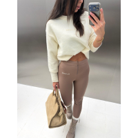 SPODNIE LEGGINSY OLAVOGA LUXORA LATTE
