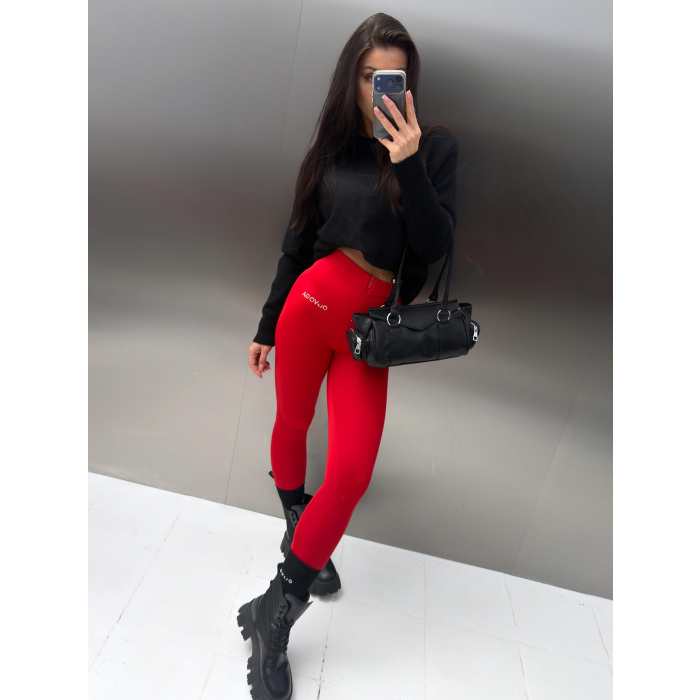 SPODNIE LEGGINSY OLAVOGA LUXORA RED