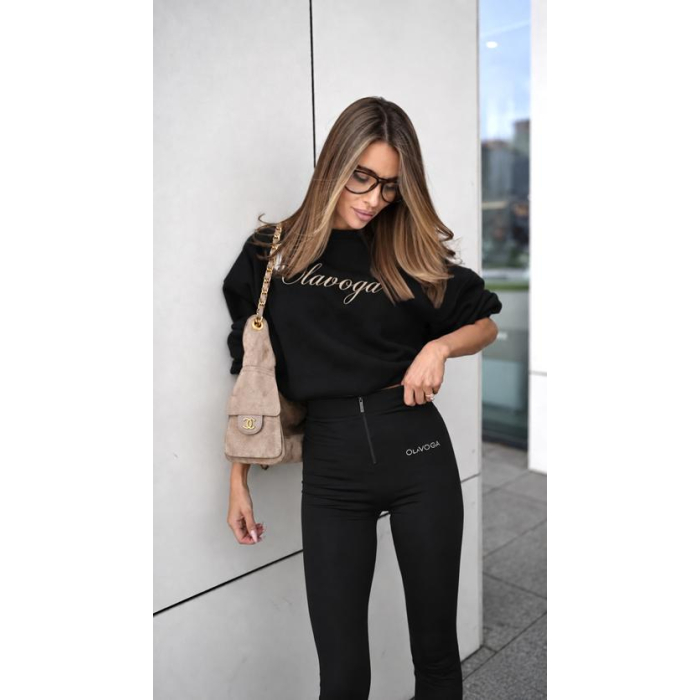 SPODNIE LEGGINSY OLAVOGA LUXORA BLACK