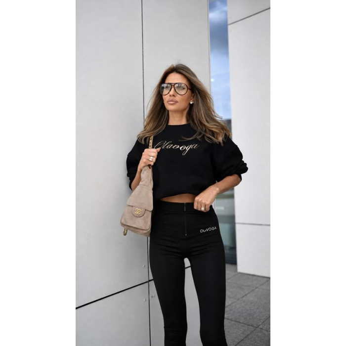 SPODNIE LEGGINSY OLAVOGA LUXORA BLACK