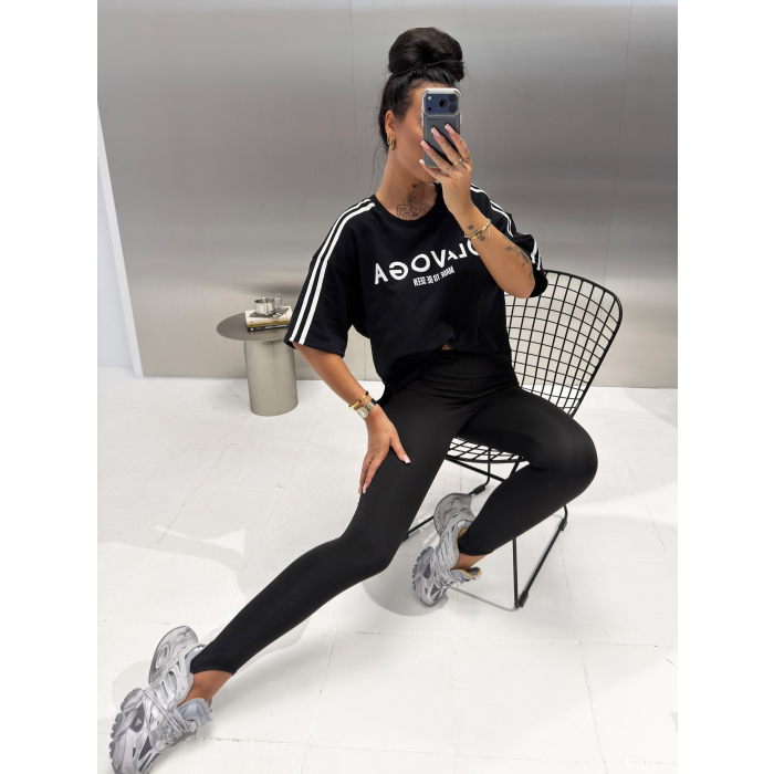 SPODNIE LEGGINSY OLAVOGA PRESSURE BLACK
