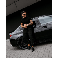 SPODNIE MĘSKIE DRESOWE OLAVOGA MEN LOCKERY BLACK
