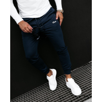 SPODNIE MĘSKIE DRESOWE OLAVOGA MEN LOCKERY NAVY BLUE