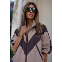 BLUZA DAMSKA OLAVOGA VOID CAPUCCINO-BROWN