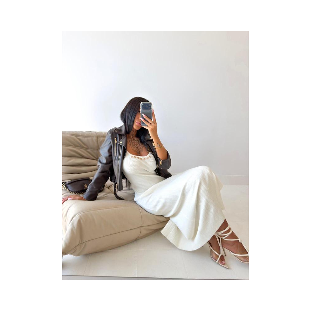 SUKIENKA MAXI OLAVOGA WAIMA WHITE