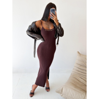 SUKIENKA MAXI OLAVOGA WAIMA BROWN