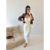 SUKIENKA MAXI OLAVOGA WAIMA WHITE